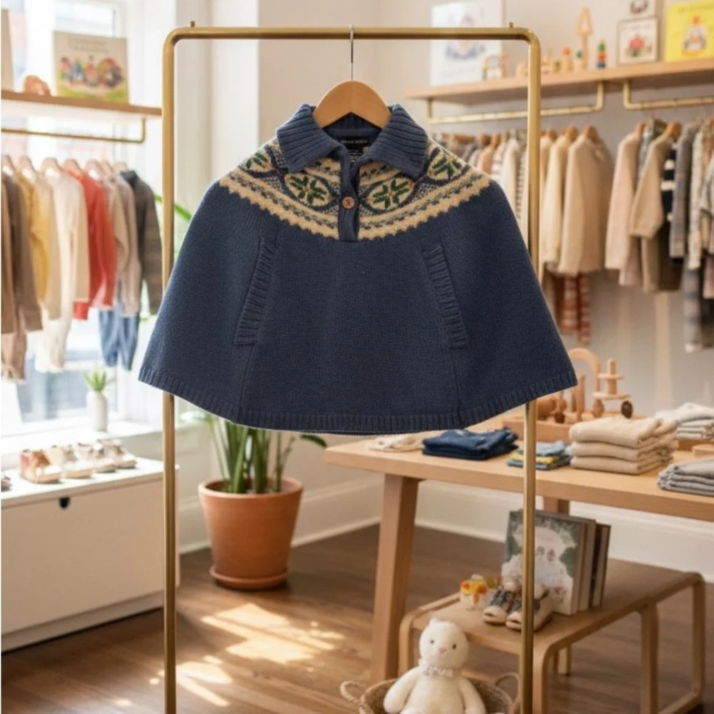 Ralph Lauren poncho cape poncho one size
